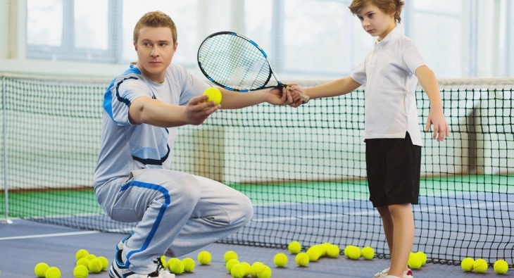 make money coaching children tennis