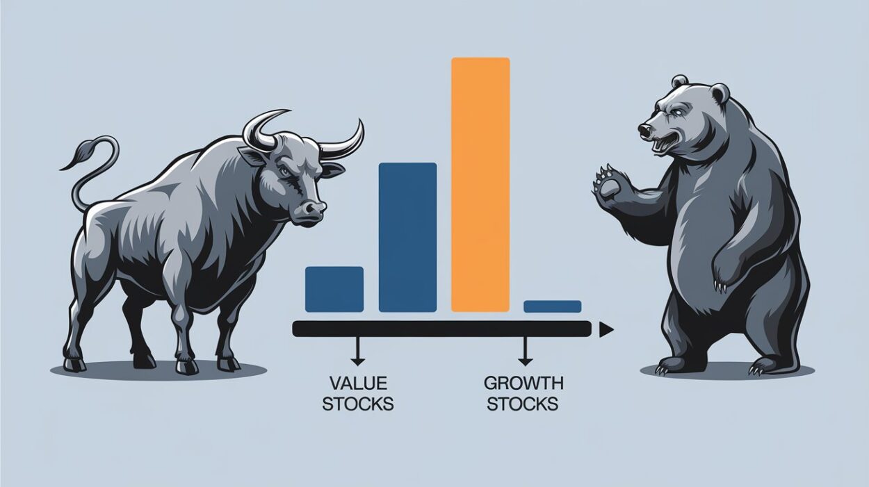 value stocks vs growth stocks