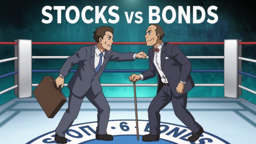 stocks vs bonds