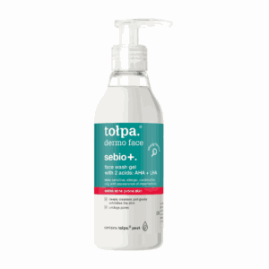 Bottle of Tolpa skincare